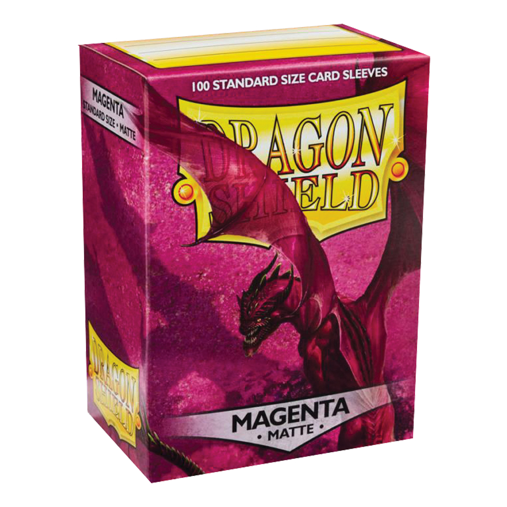 Dragon Shield 100 Sleeves Standard Magenta Matte