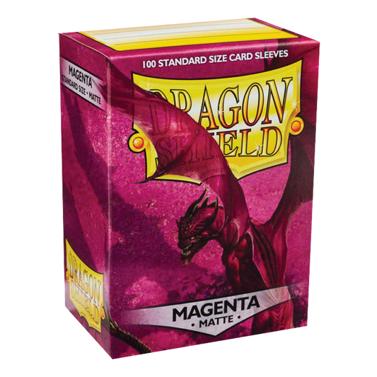 Dragon Shield 100 Sleeves Standard Magenta Matte