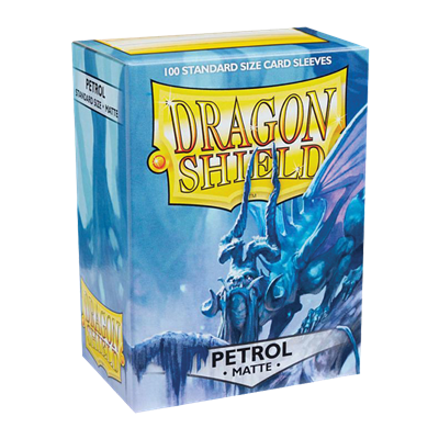 Dragon Shield 100 Sleeves Standard Petrol Matte