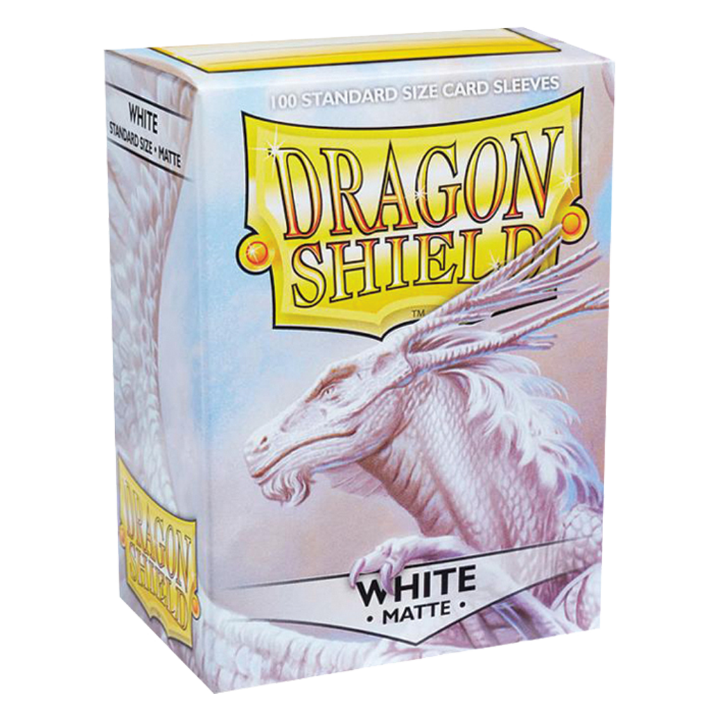 Dragon Shield 100 Sleeves Standard White Matte