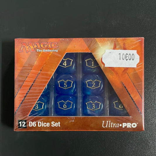 Ultra Pro - 12 Dés 6 Faces Set Blue-Gold