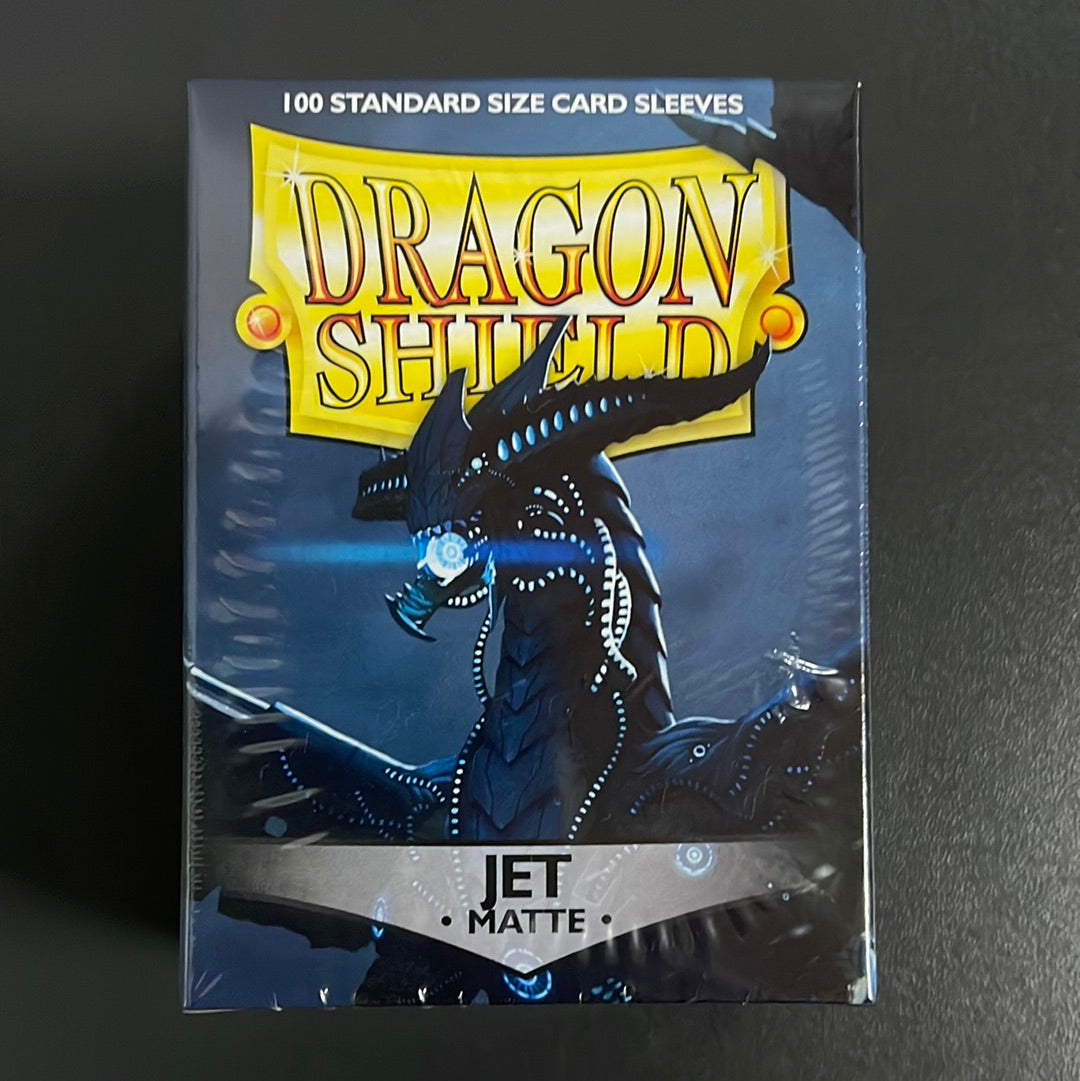 Dragon Shield 100 Sleeves Standard Jet Matte