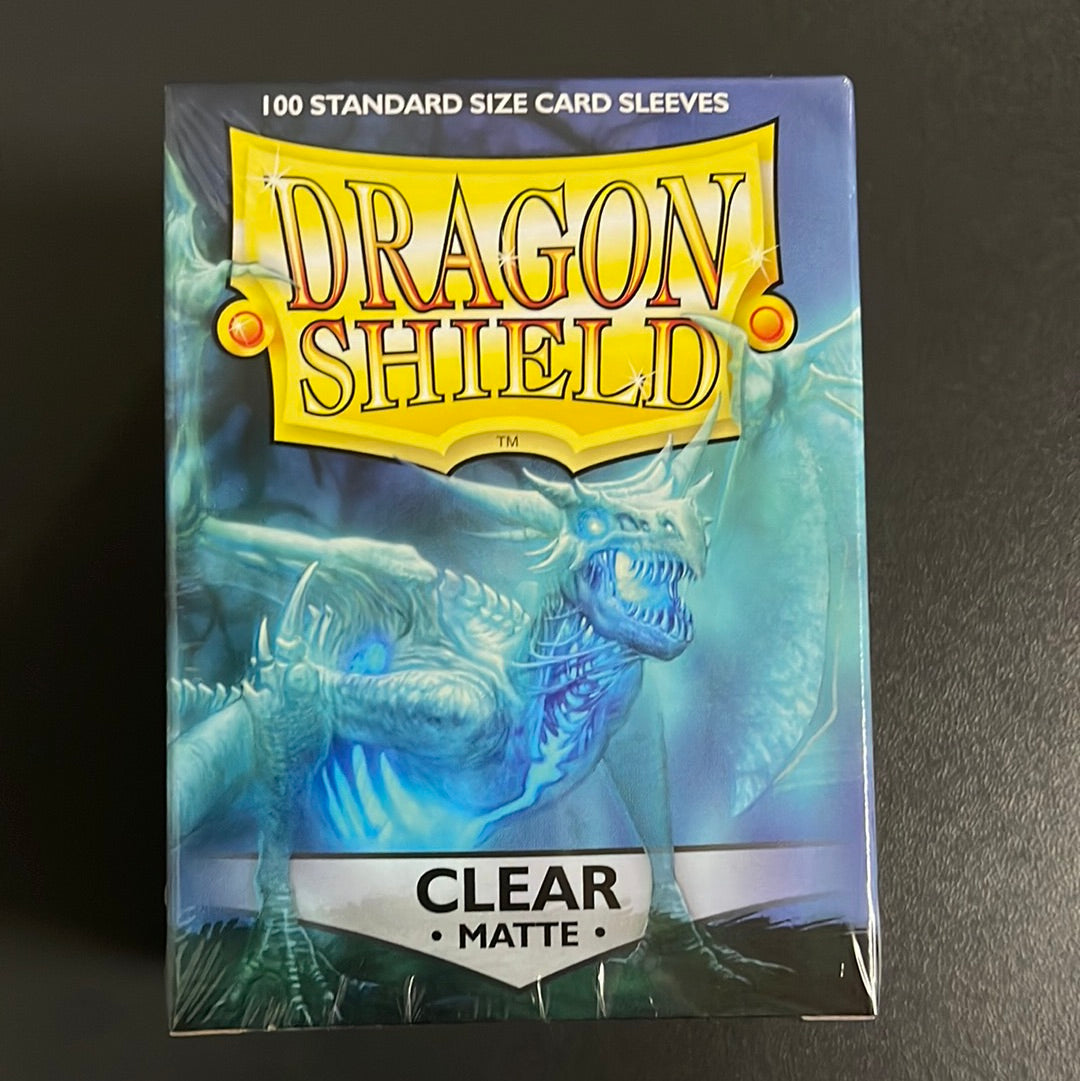 Dragon Shield 100 Sleeves Standard Clear Matte