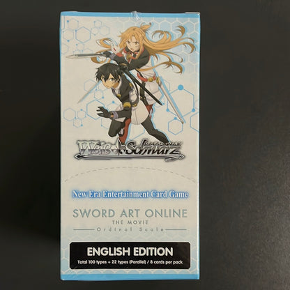 Boîte de Boosters Sword Art Online - The Movie Ordinal Scale (Anglais)