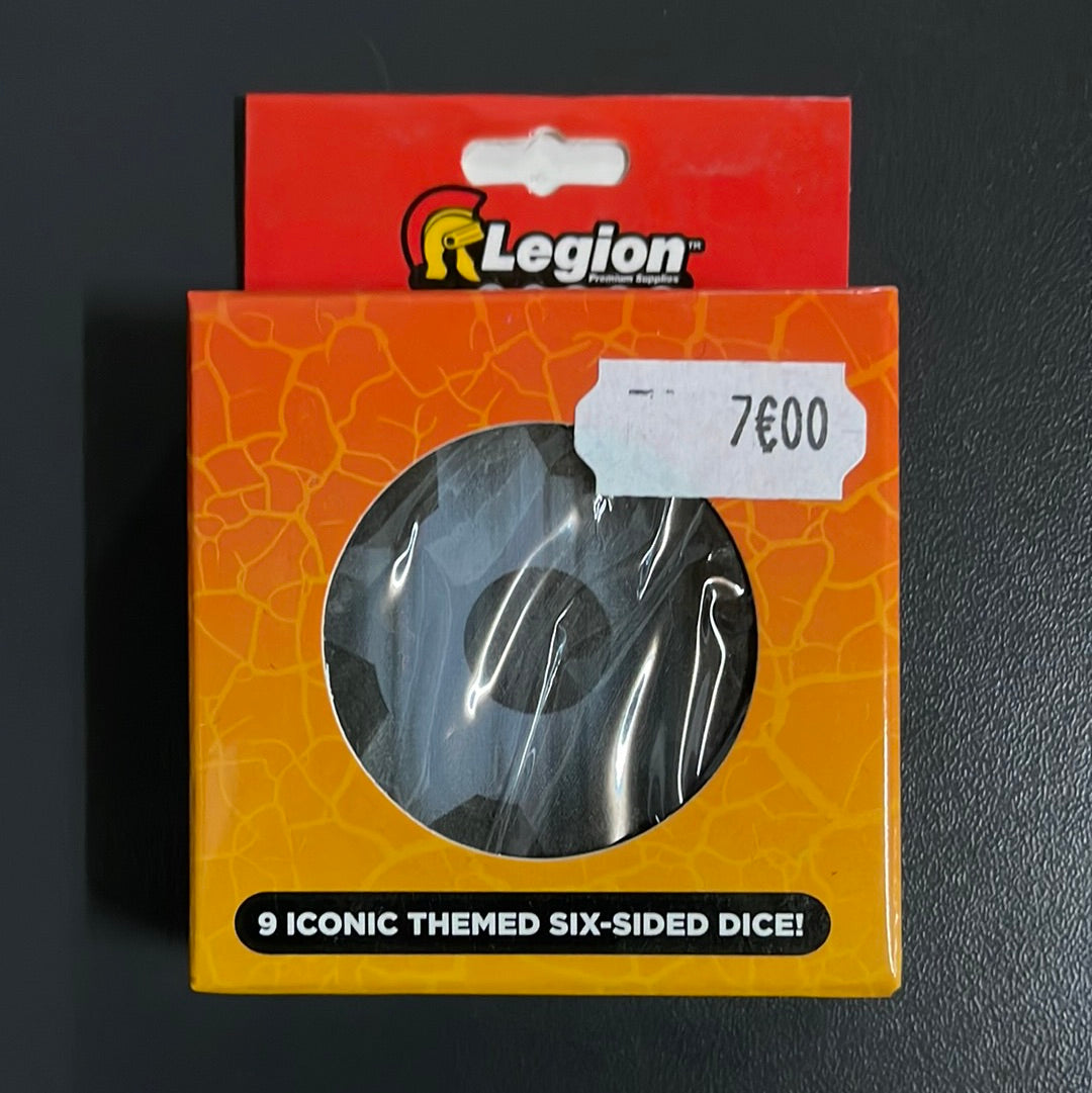 Legion Set de 9 Dés 6 Faces Iconic Gear