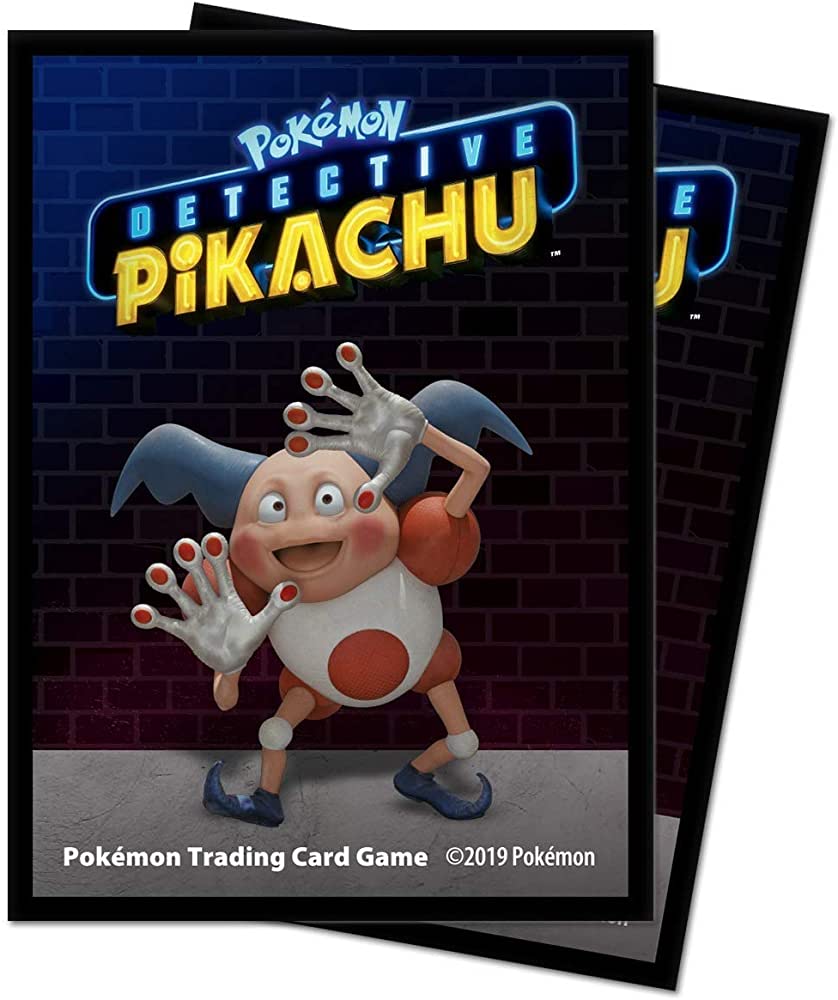 65 Ultra Pro Détective Pikachu Mr Mime Deck Protector Sleeves Standard